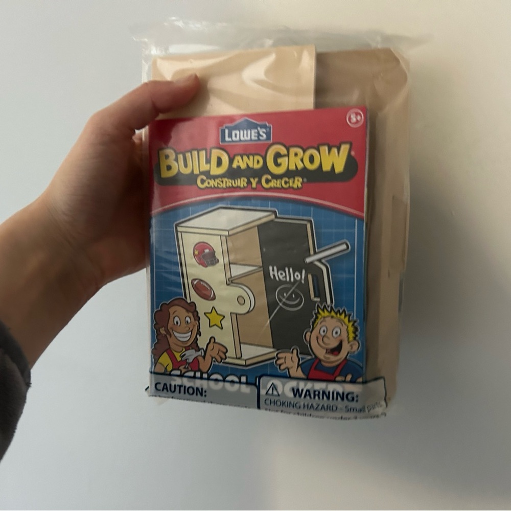 Lowe's Build and Grow Kit locker